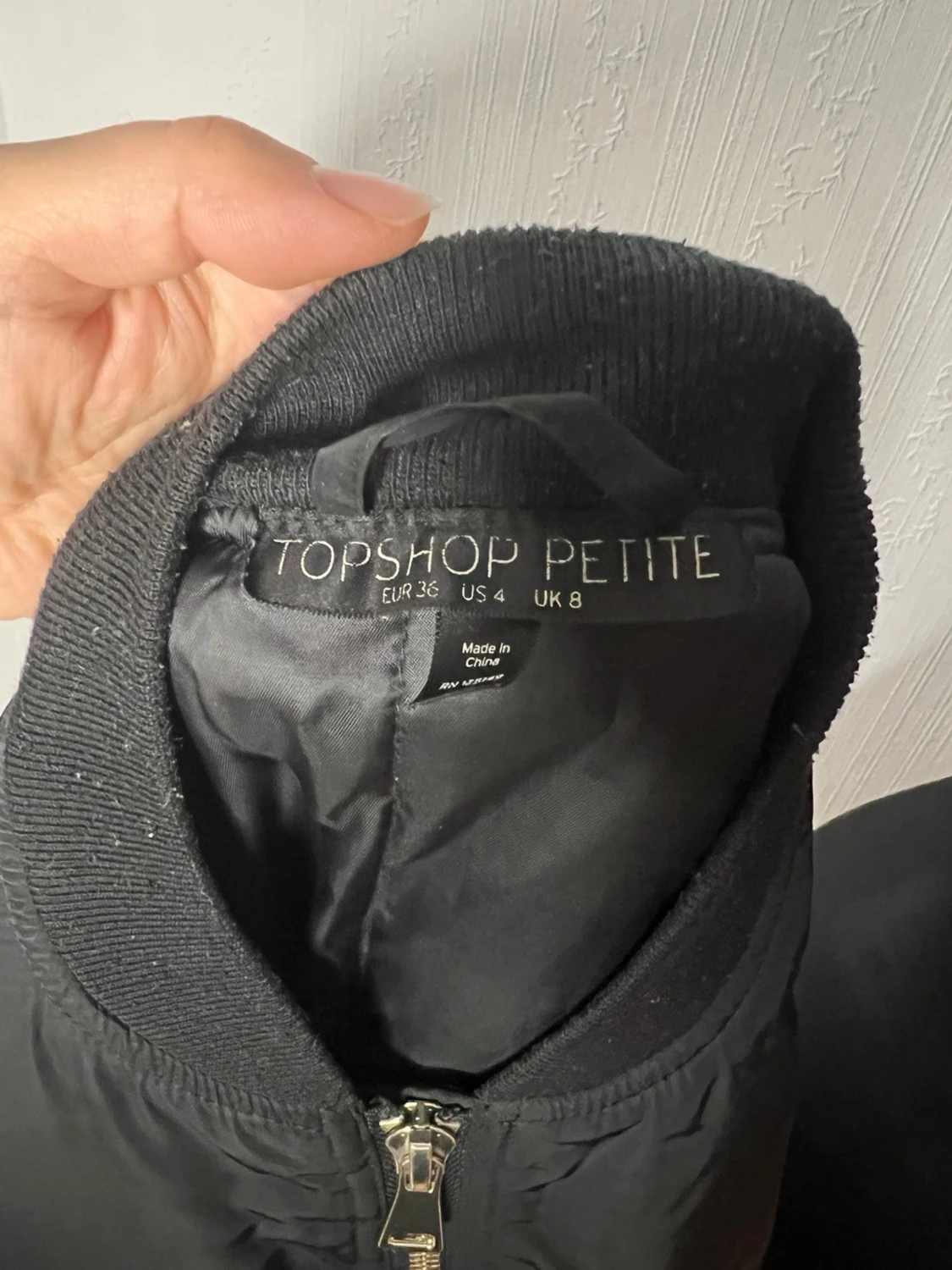 Svart bomberjacka från Topshop Petite - 2