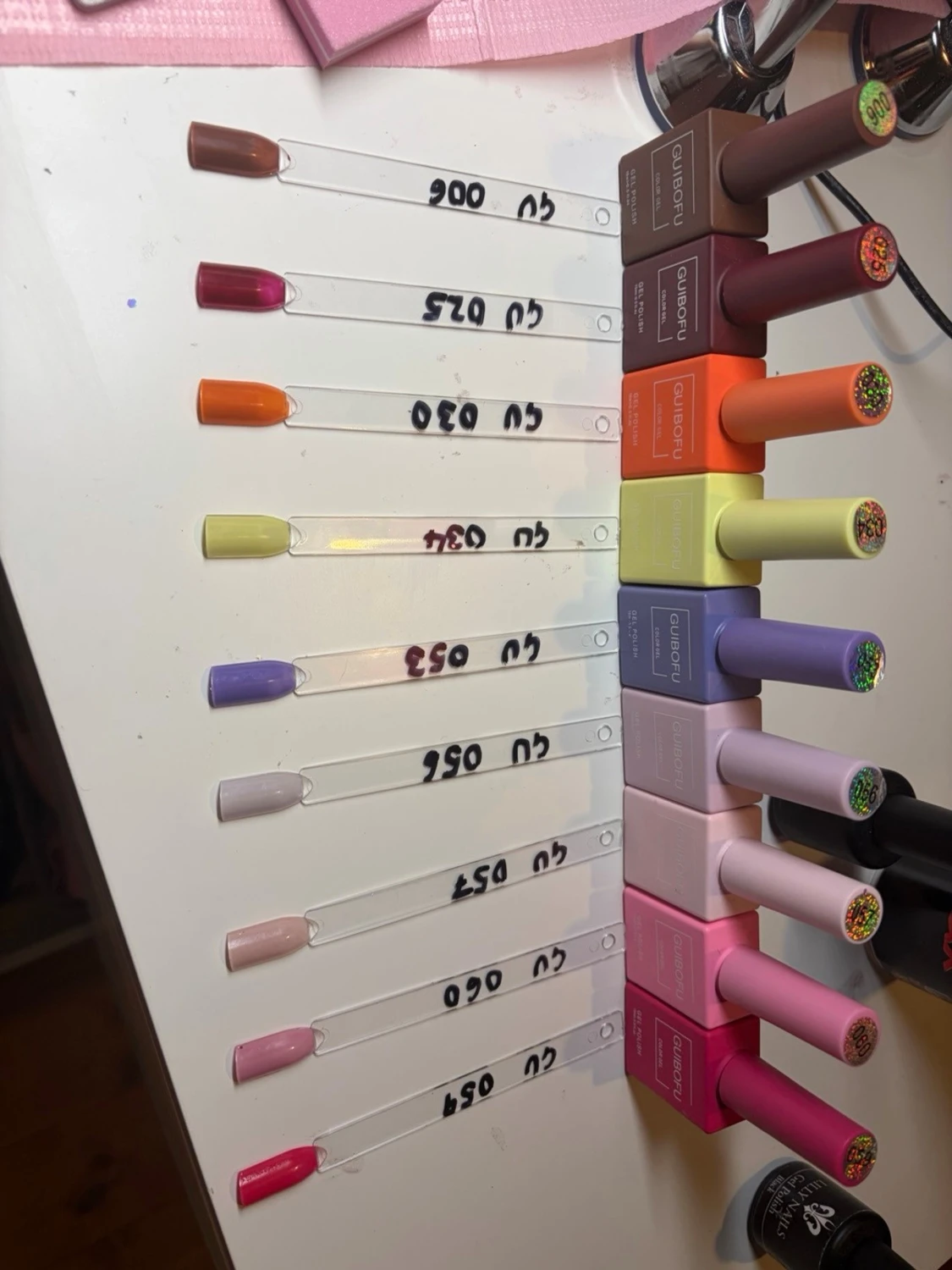 Guibofu gel nagellack 10 färger - 1