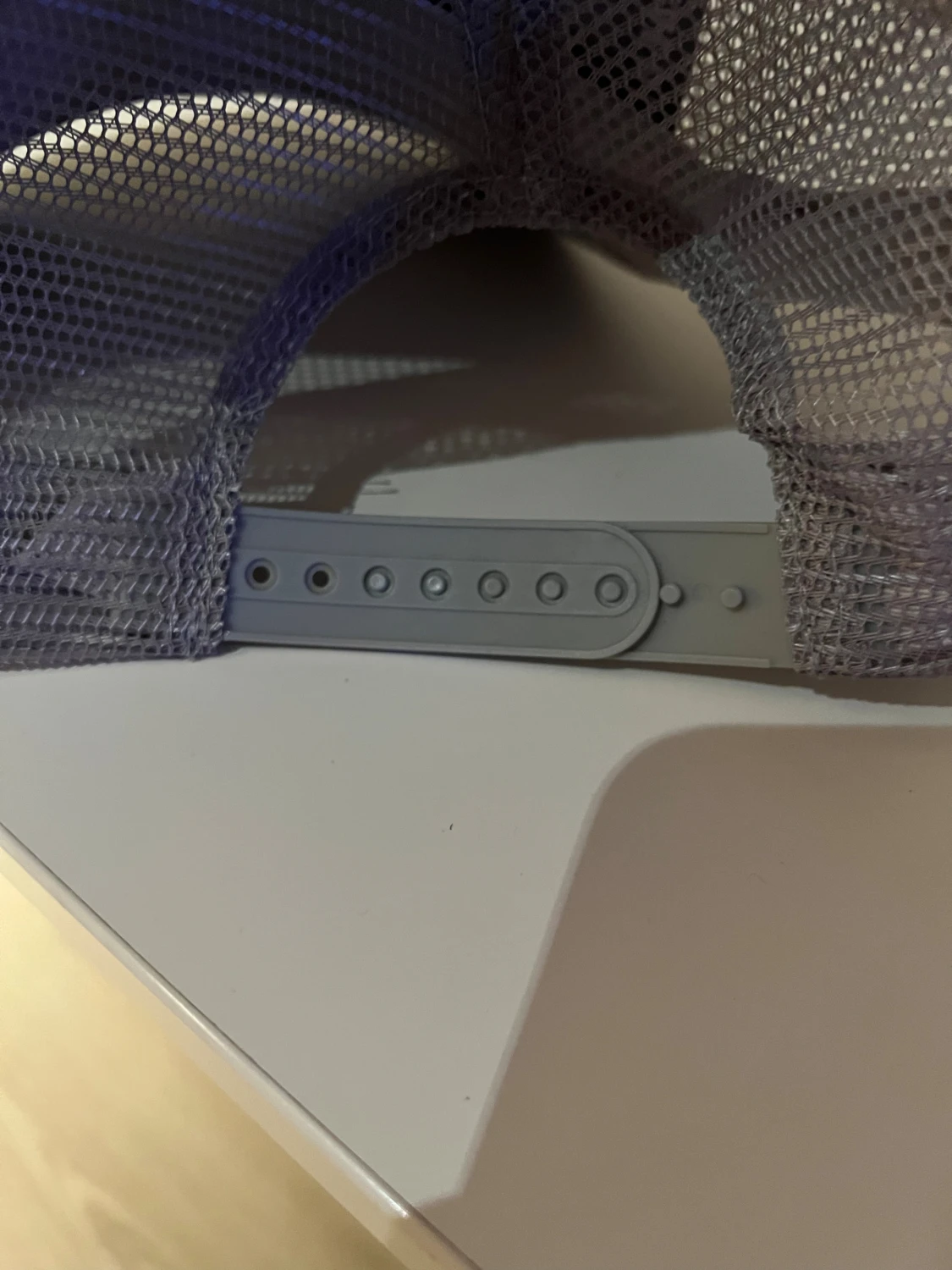 Grå velvet keps  - 2