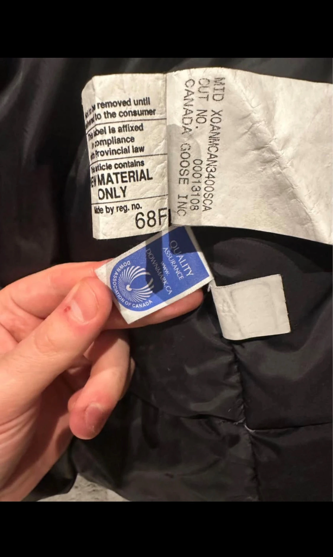 Mörkblå Canada Goose parkas med päls - 4