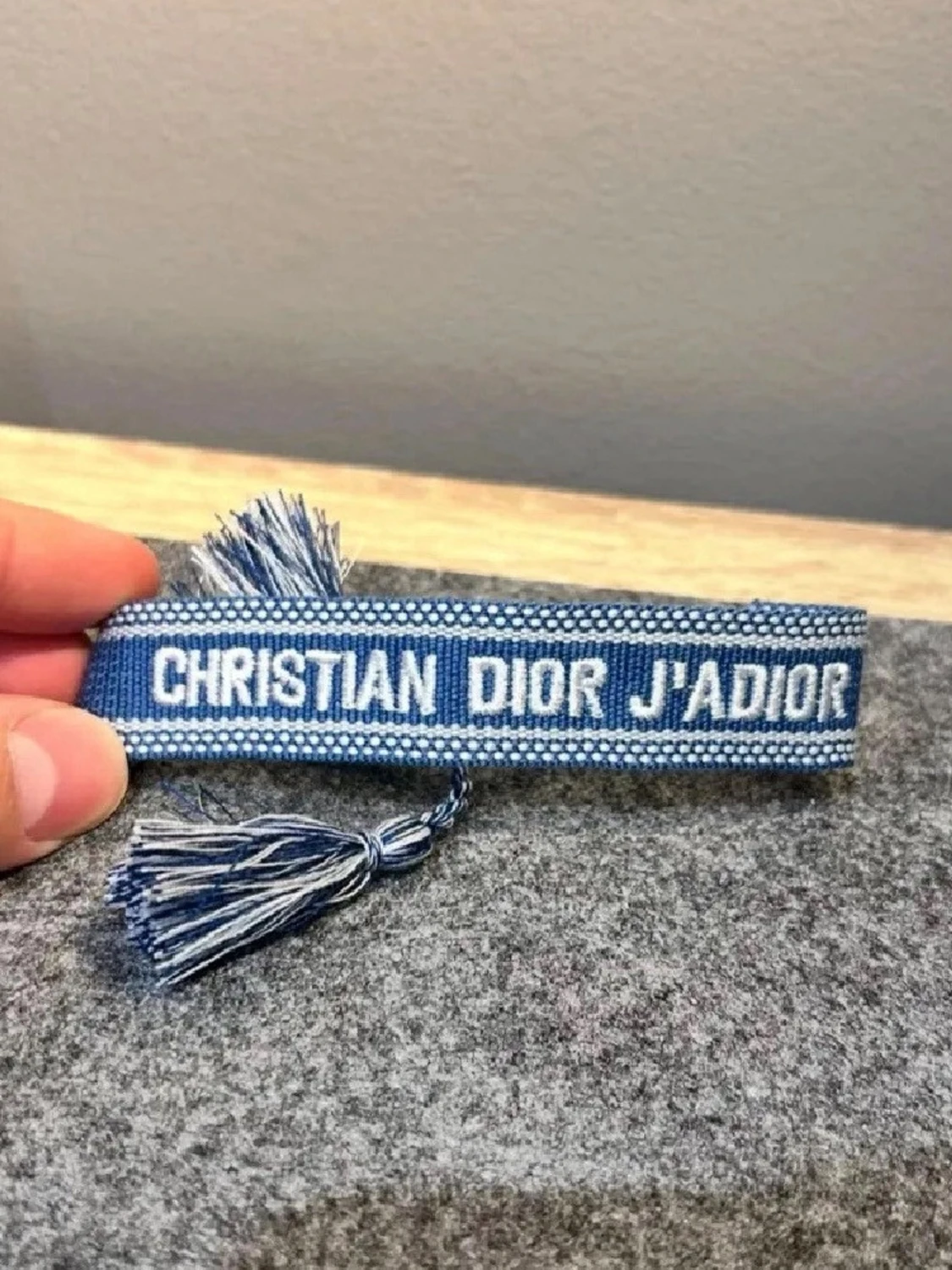 Blå dior armband