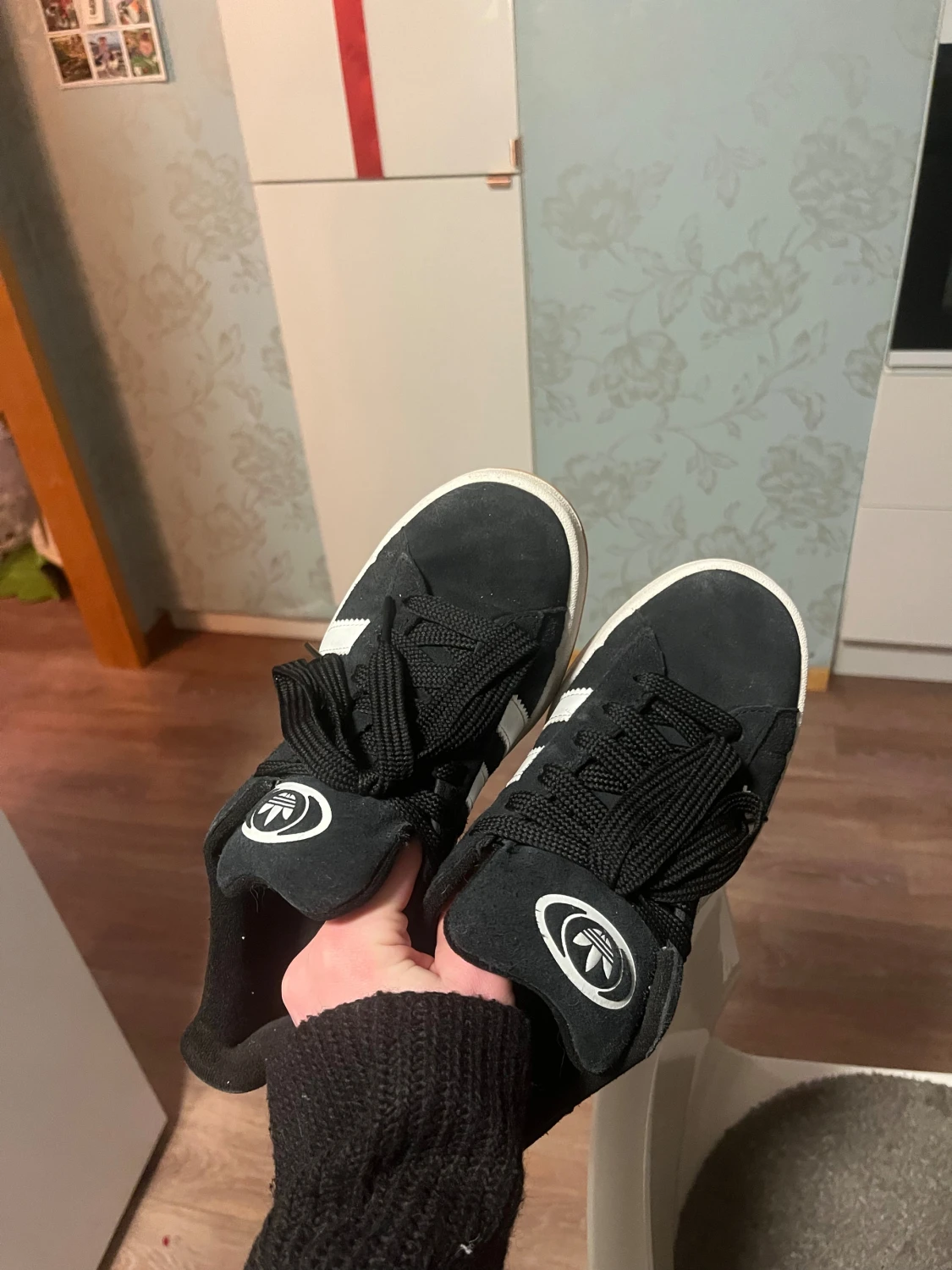 Adidas Campus svarta sneakers - 4