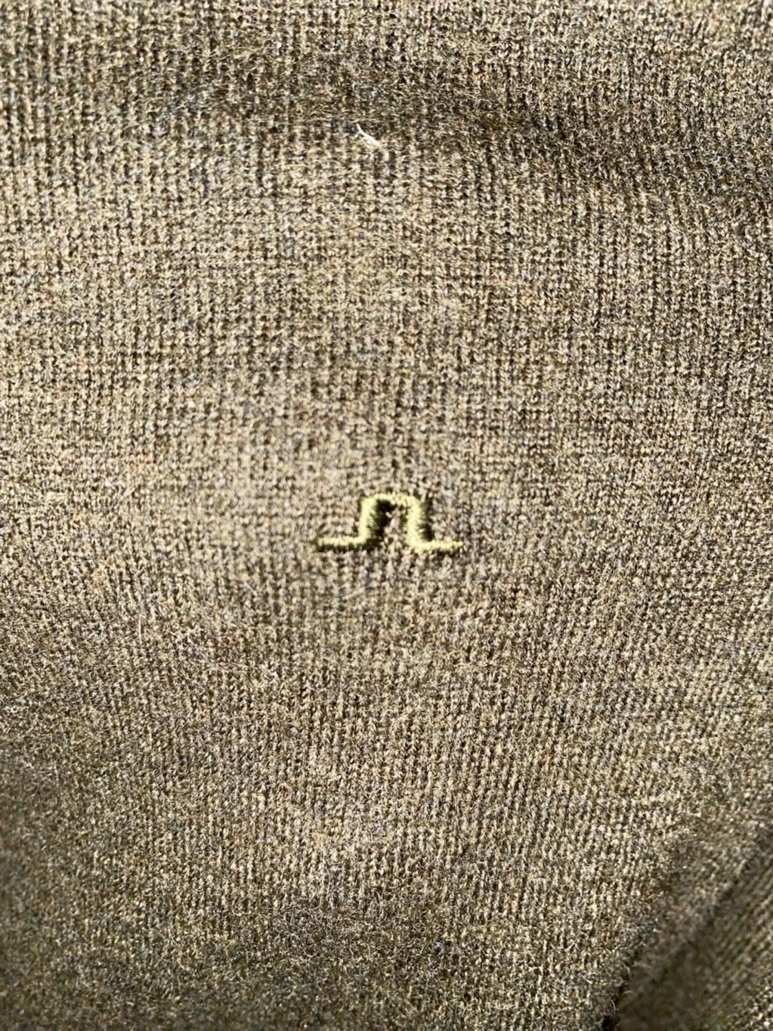 Olivgrön merinoulltröja J.Lindeberg - 4