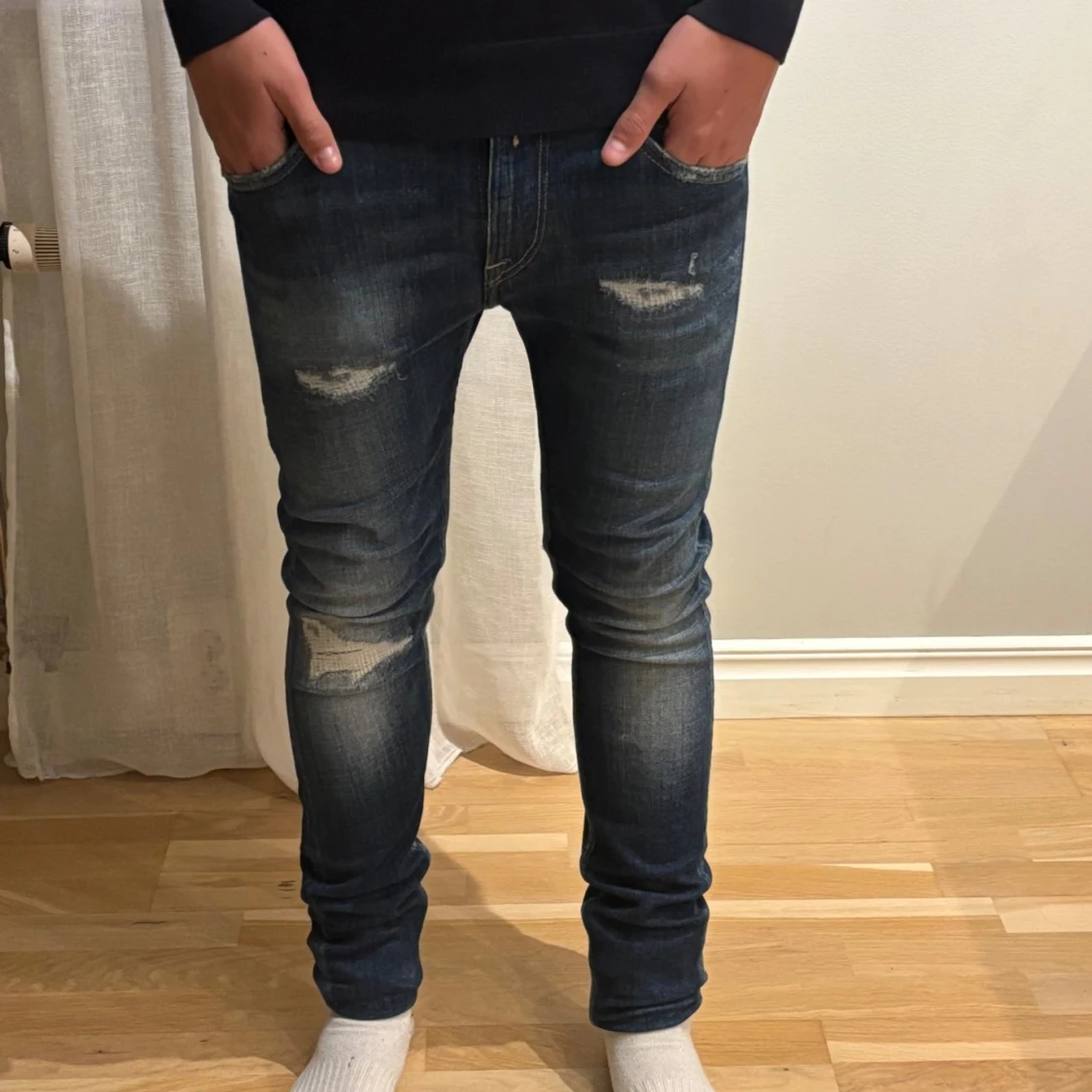 Blå Replay jeans - 92