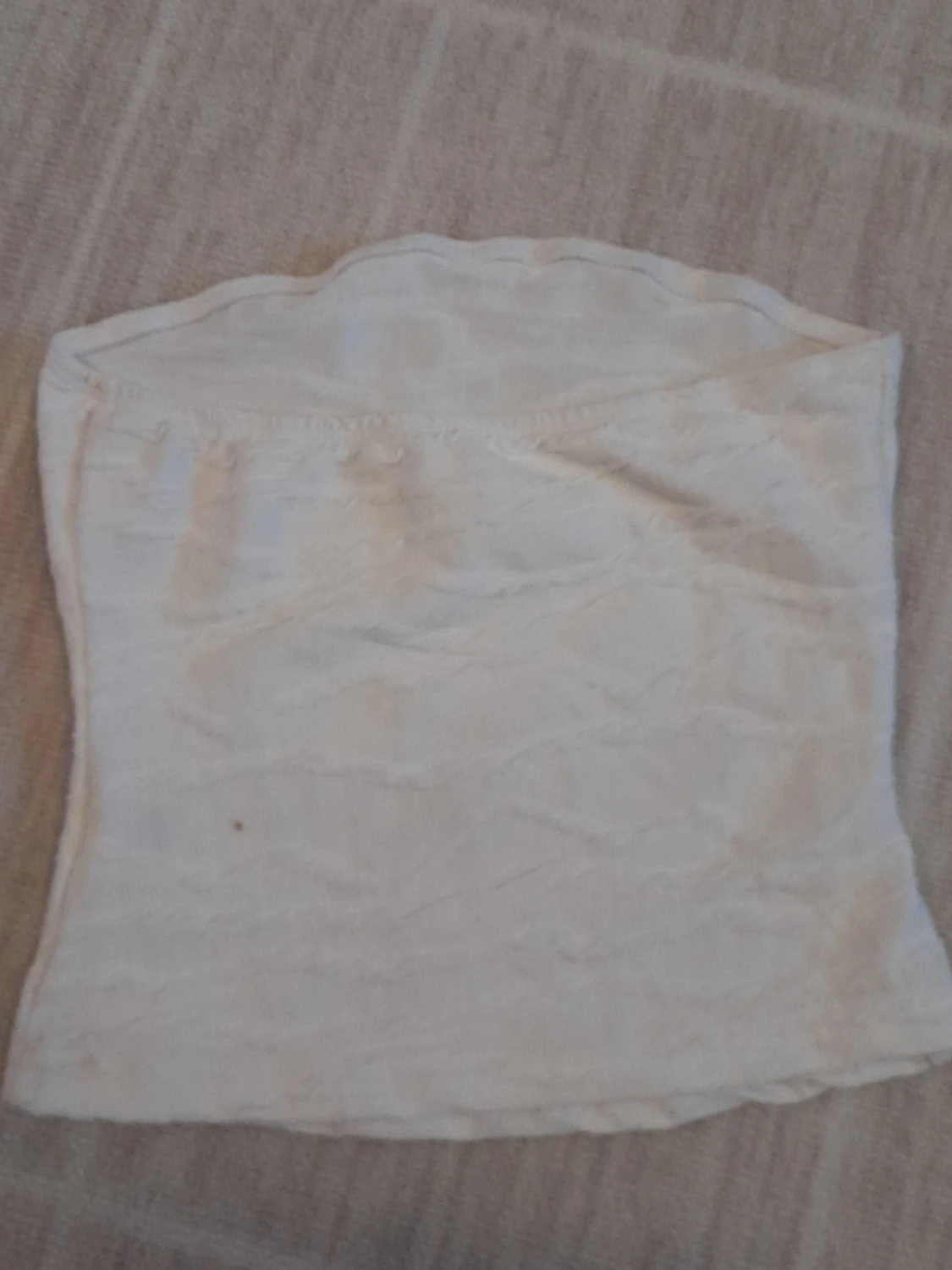 Vit bandeau tubtopp från SHEIN - 1