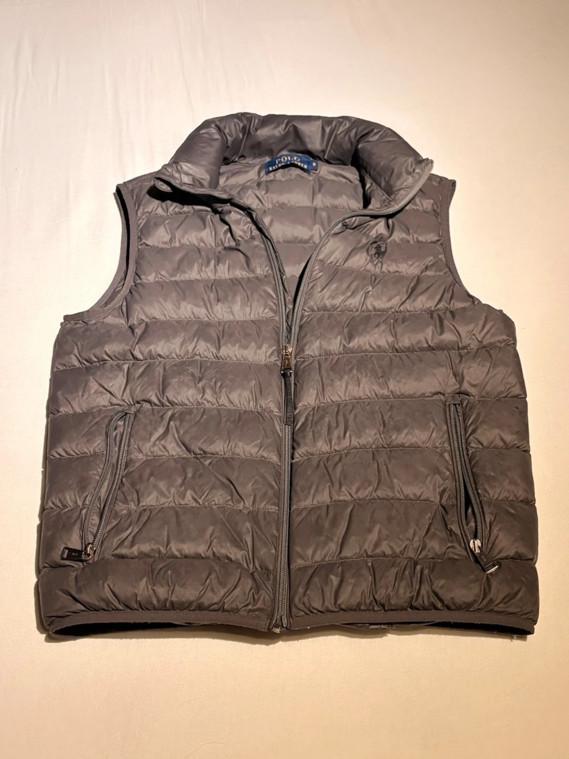Grå dunväst från Polo Ralph Lauren