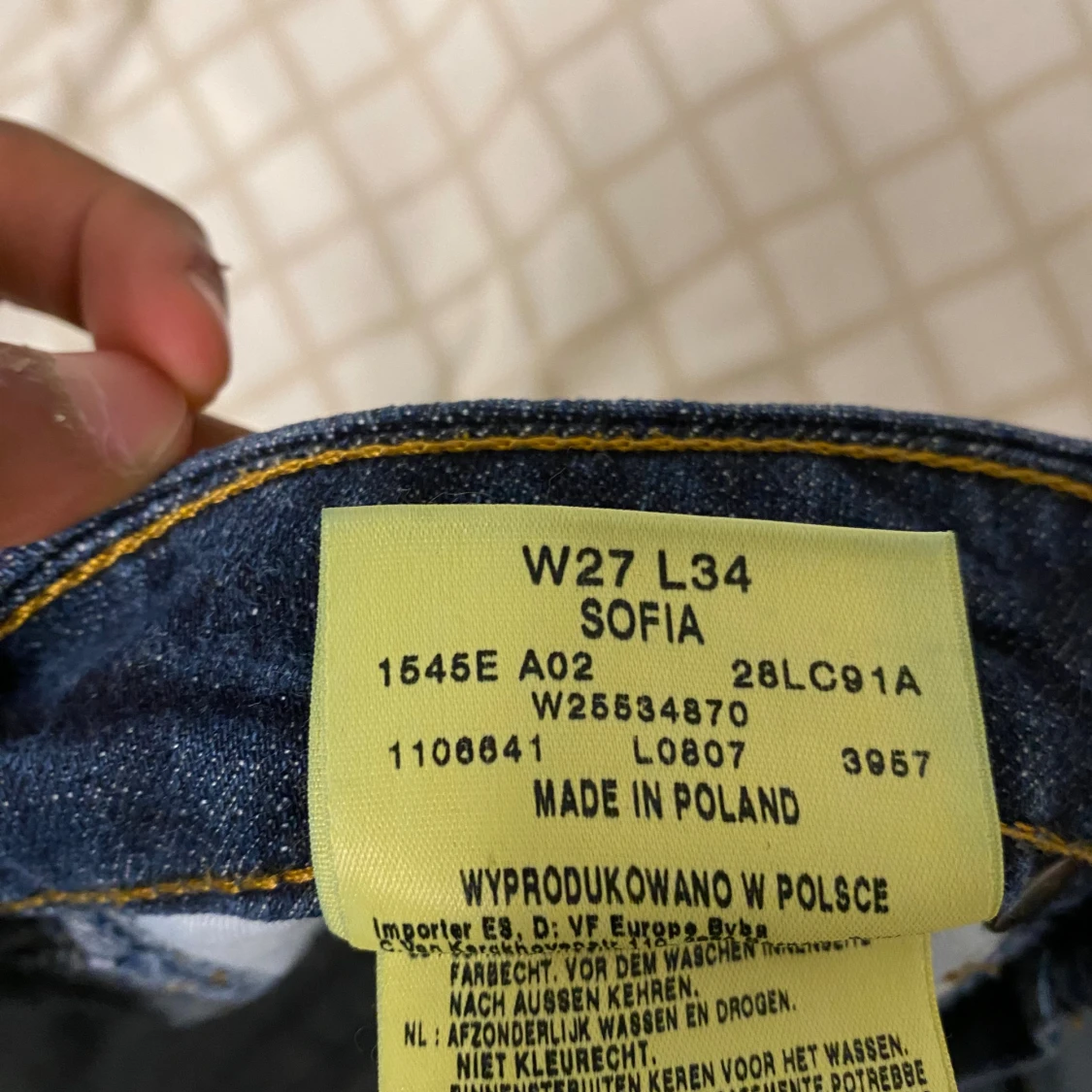Wrangler Sofia bootcut jeans blå W27 L34 - 2