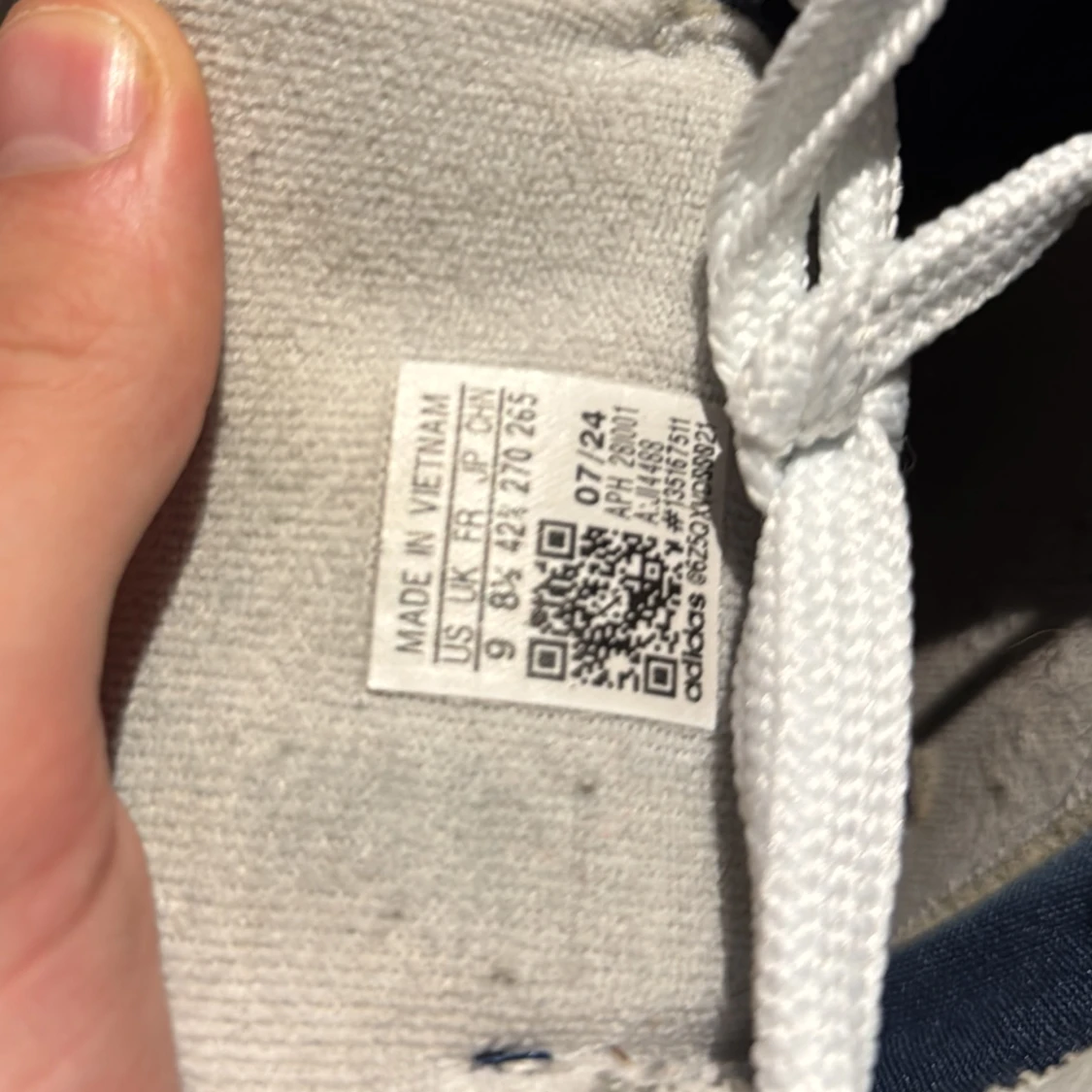 Adidas Campus sneakers i mörkblå mocka - 3