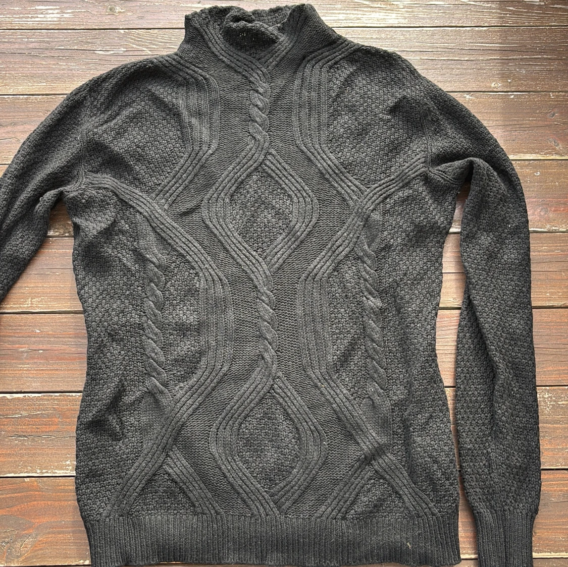 Svart polotröja från Benetton