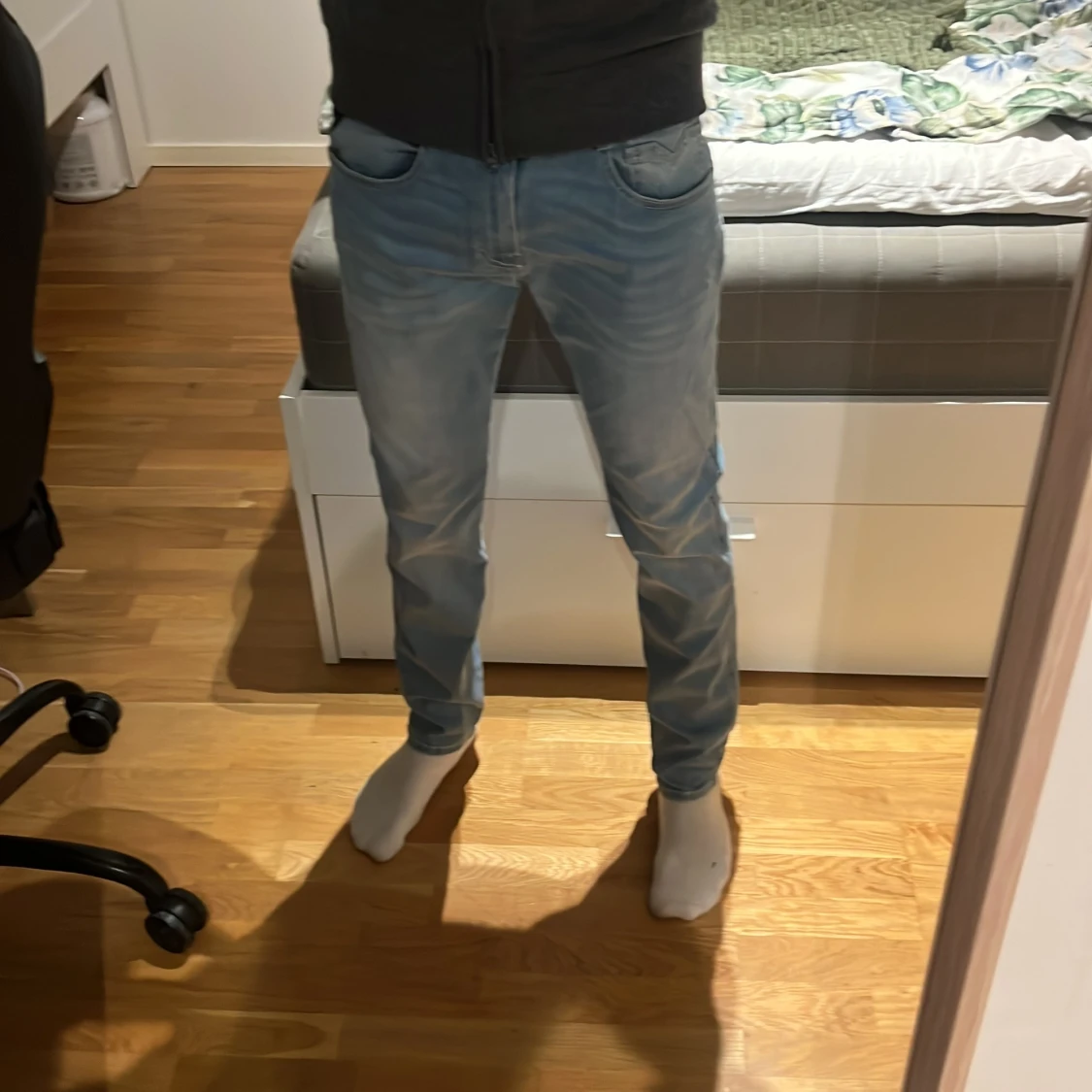 Replay Anbass ljusblå jeans herr - 1