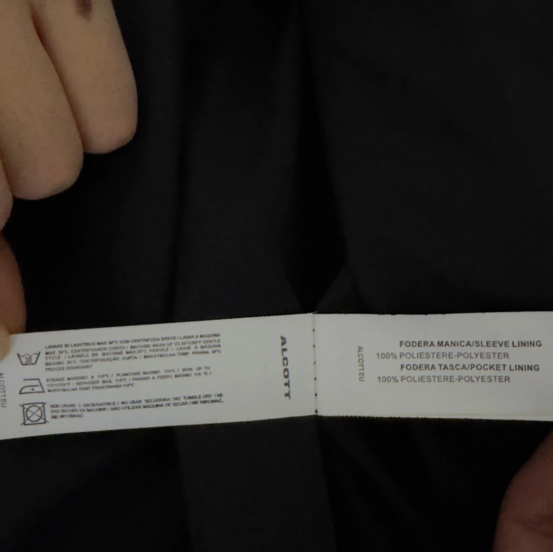 Svart skinnjacka från Alcott - 3