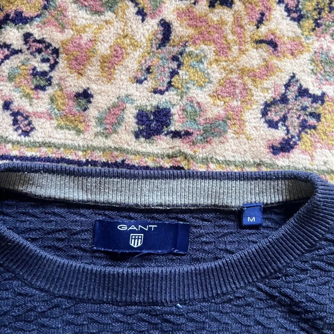Mörkblå stickad tröja från GANT M - 2