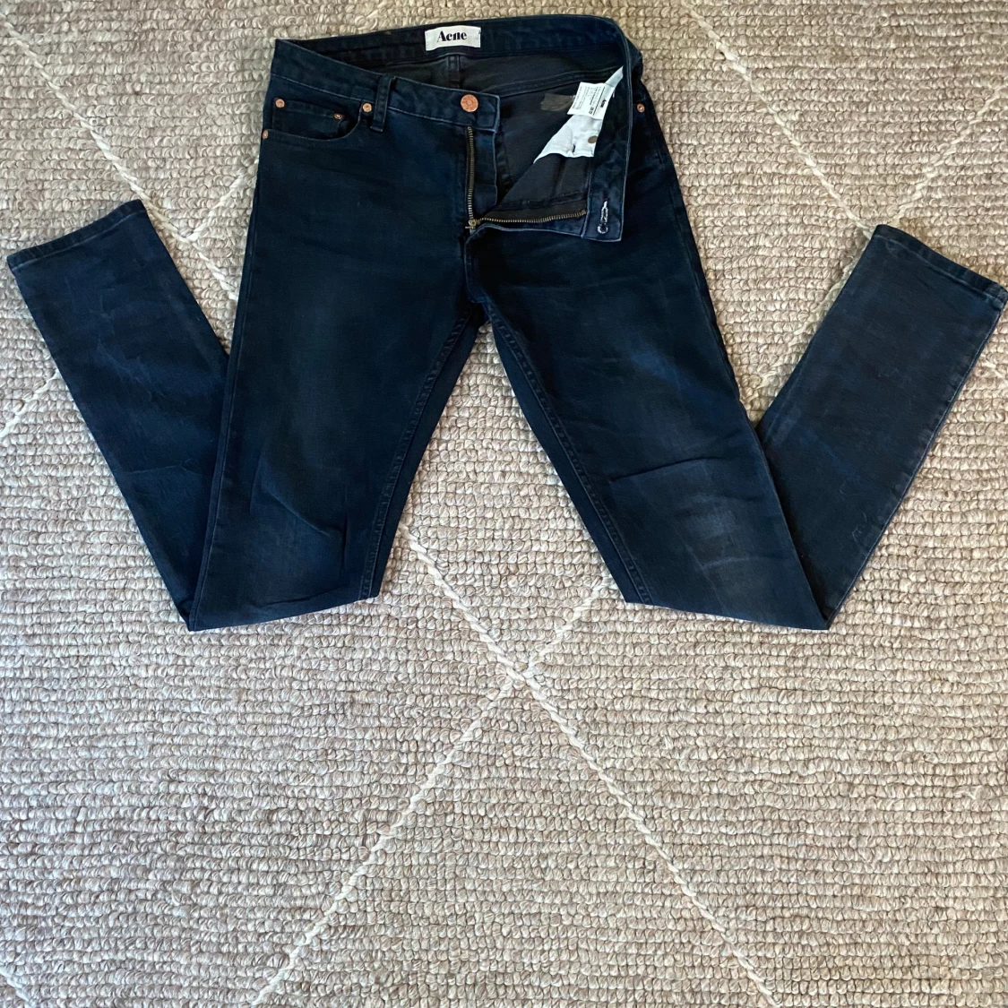 Svarta Acne jeans Flex Basement 29/32 - 1