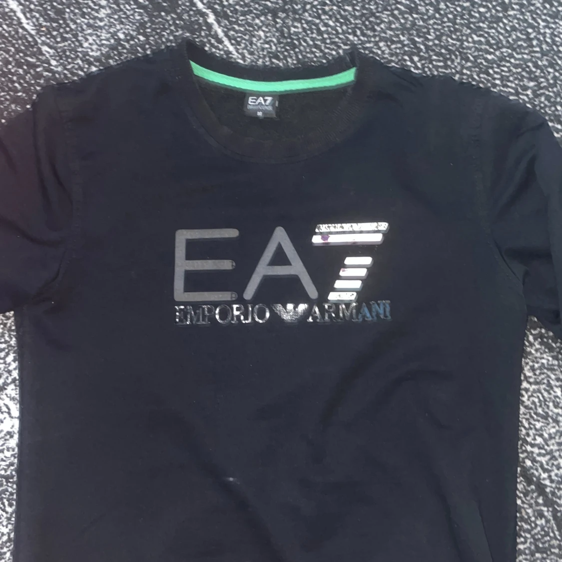 Svart EA7 långärmad tröja - 1