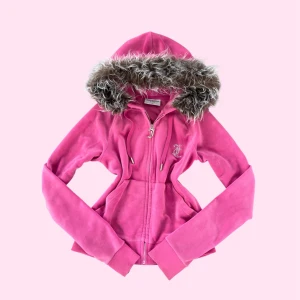Juicy Couture Fur Hoodie - Söt juicy couture hoodie med päls, storlek Xs! 💞‼️inga prisförslag‼️