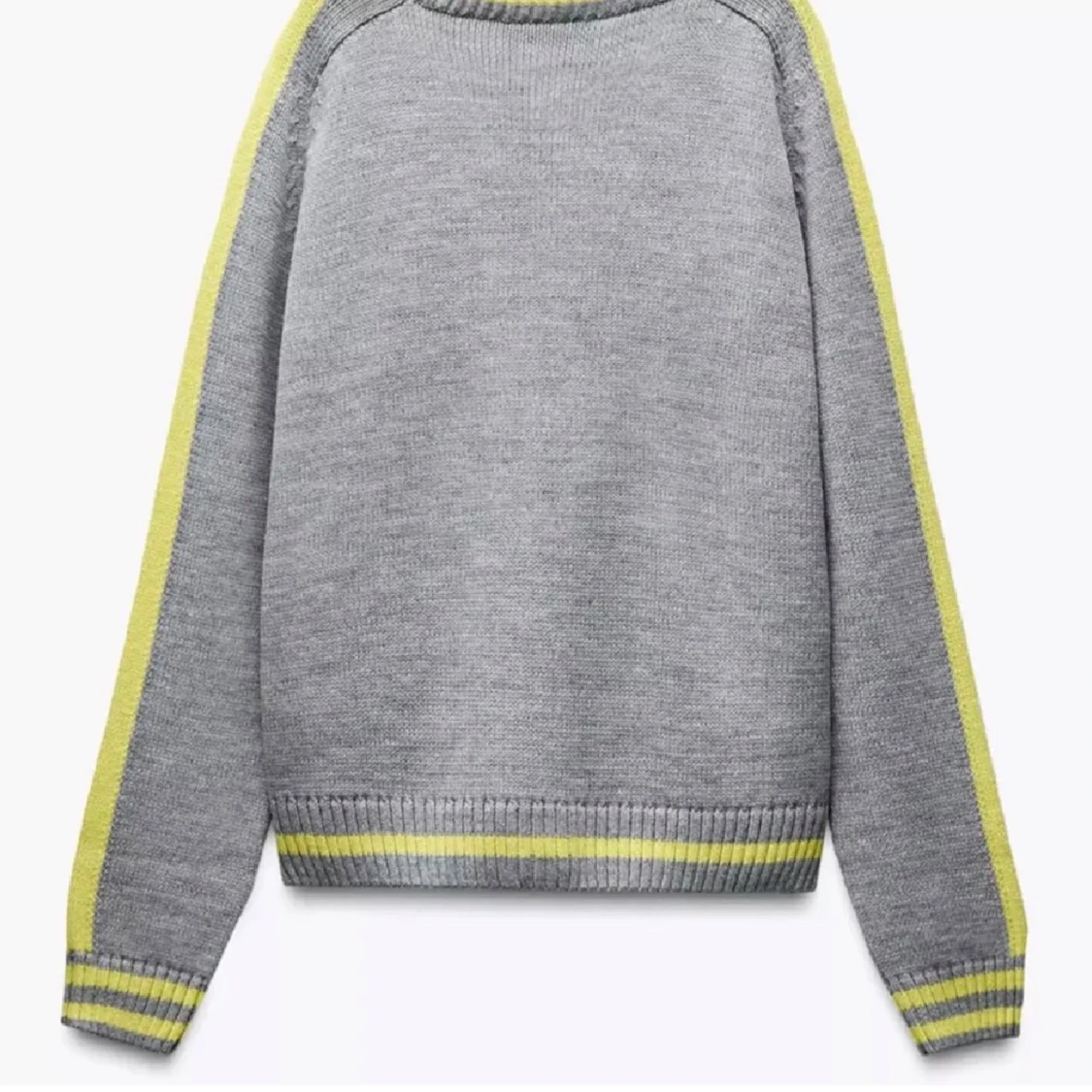 Grå kofta med gula ränder från Zara - 1