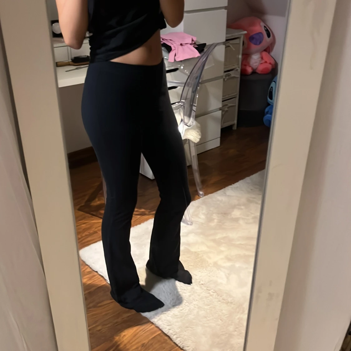 Svarta mjukis med stretch - 1