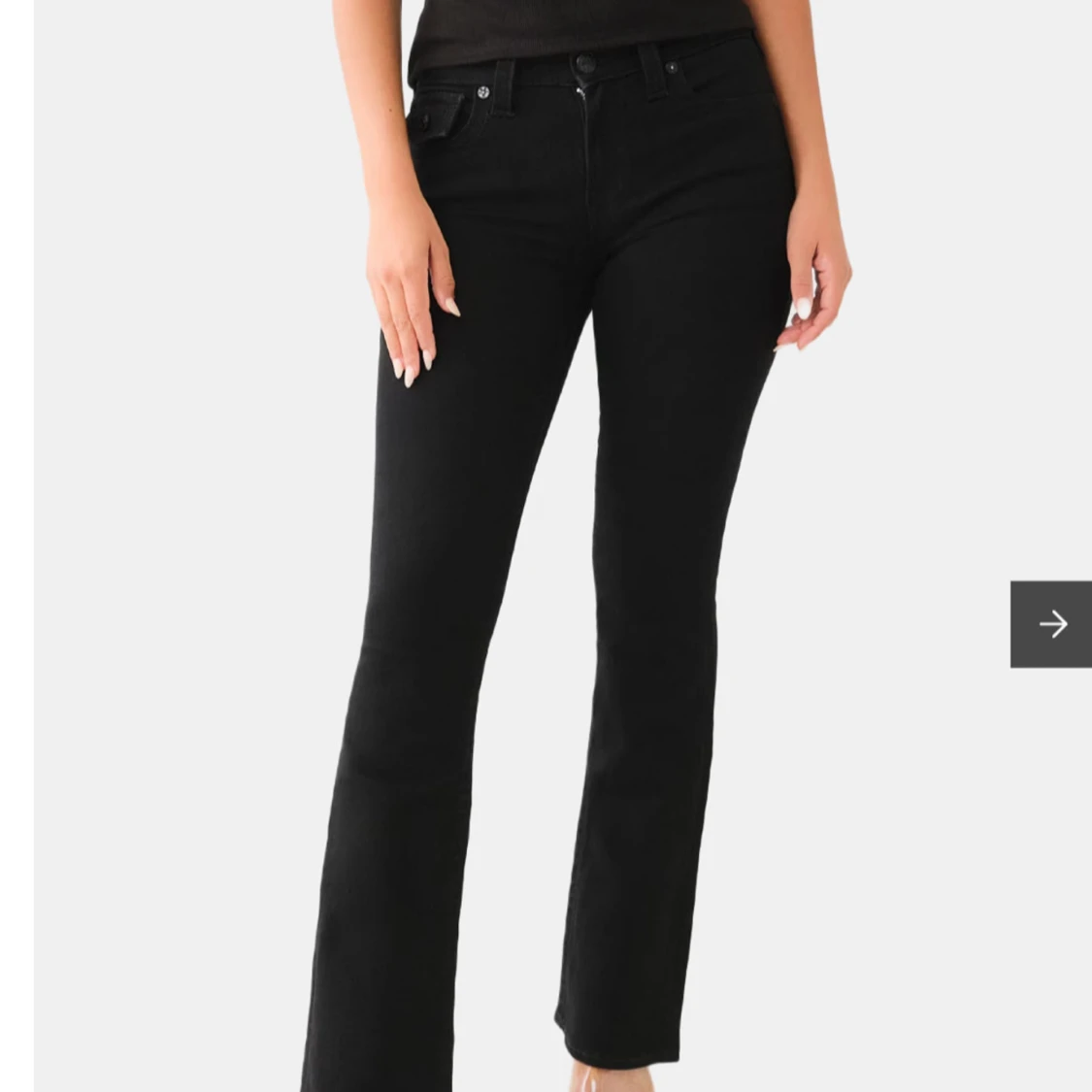 Svarta bootcut jeans från True Religion, köpa/byta!!! - 3