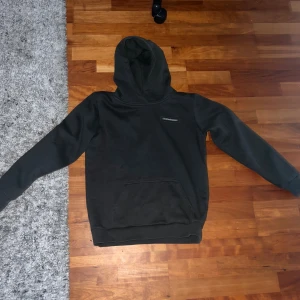 Mörk grön hoodie från Peak Performance - Mörk grön hoodie från Peak Performance med klassisk logotyp på bröstet. Tröjan har huva, magficka och långa ärmar. Mjuk och skön bomullsmix som passar perfekt när du vill vara chill. Enkel och stilren design som funkar till det mesta. Nästan aldrig använd.