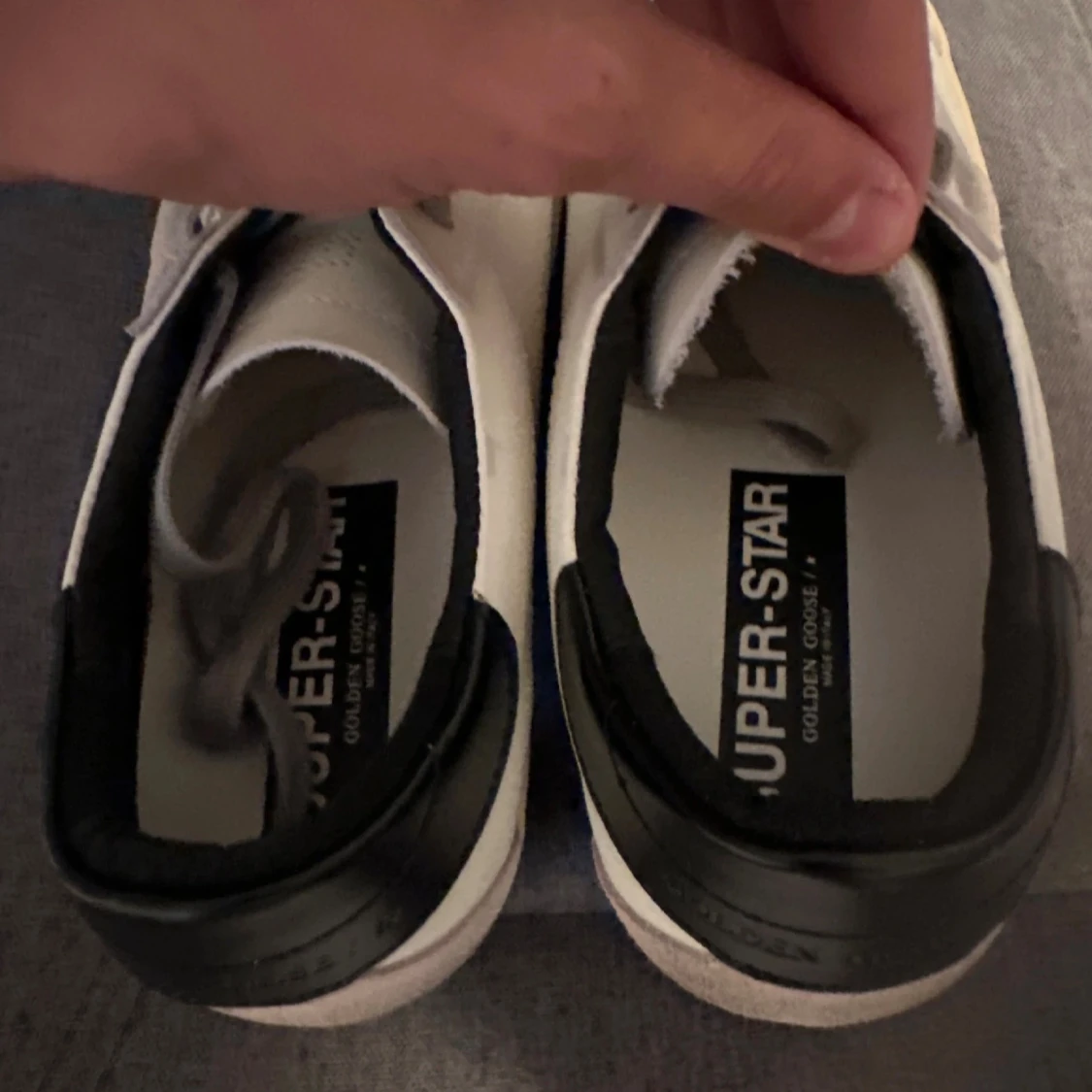 Golden Goose Superstar sneakers vit/grå (fraktar samma dag) - 2