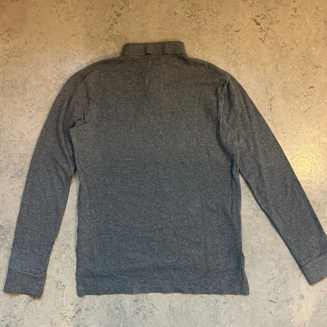 Ralph Lauren Grå långärmad pikétröja  - 2