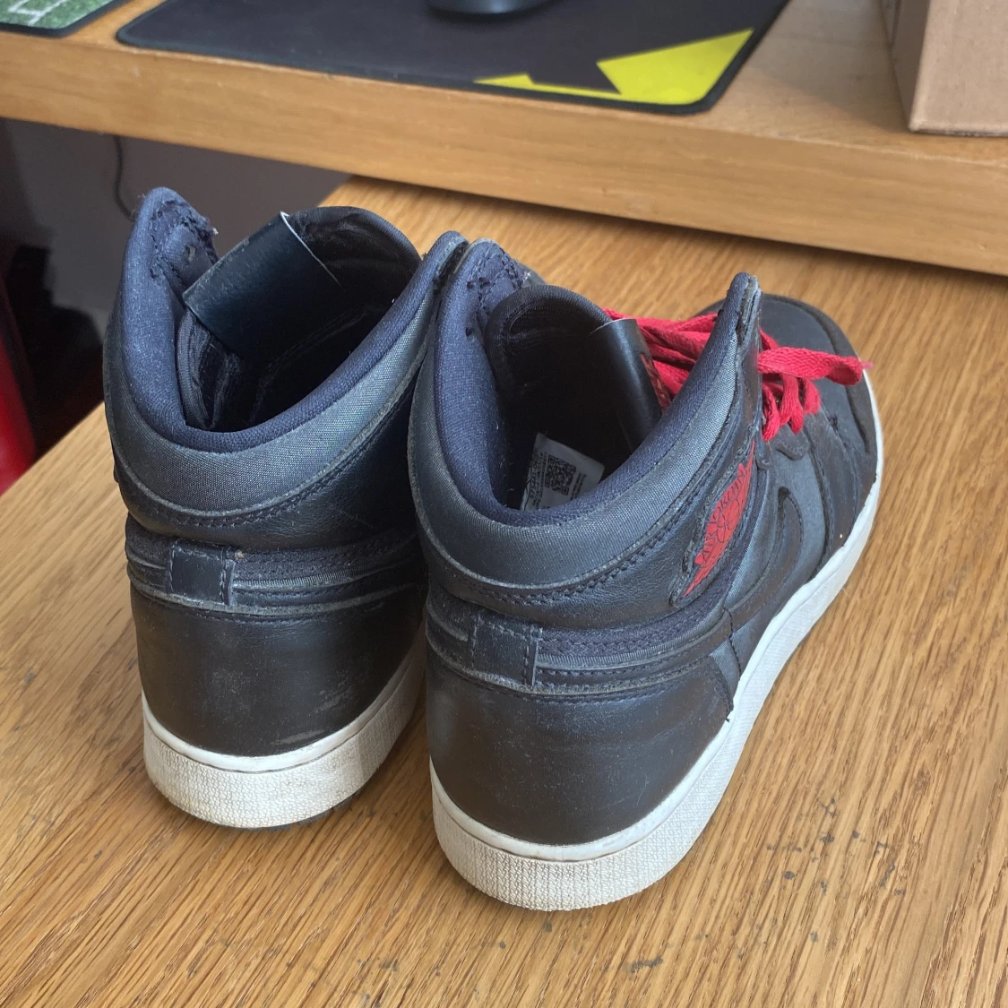 Nike Air Jordan 1 svart/röd sneakers - 3