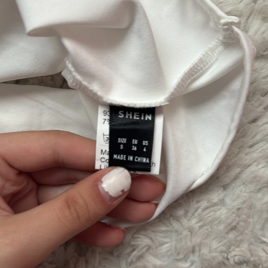 Vit bandeautopp från SHEIN - 1