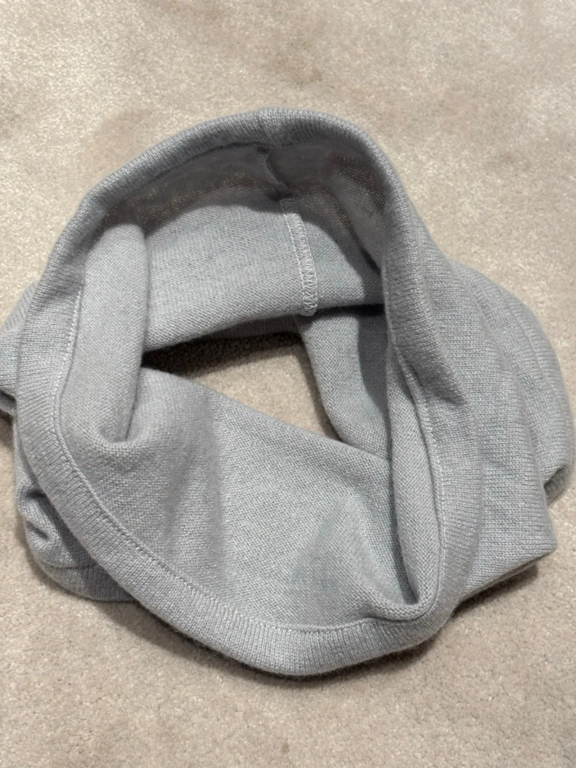 Ljusblå kashmir buff - 2