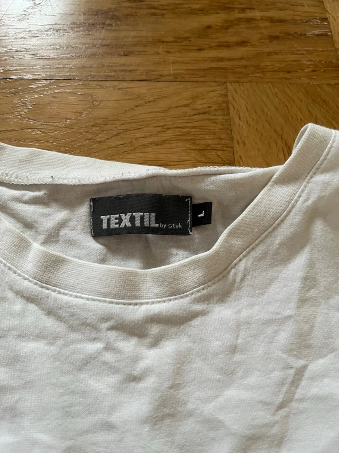 Vit långärmad tröja  - 1