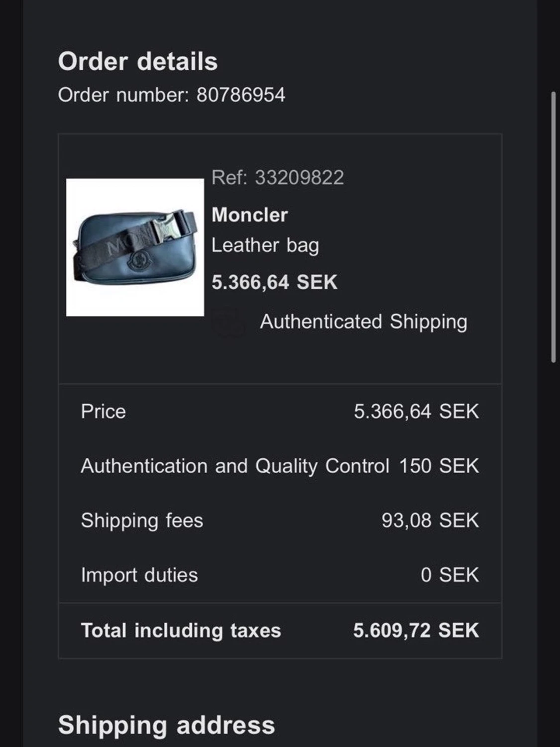 Moncler läderväska - 5