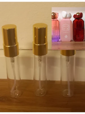 Fragrance World Elysia splitpaket 💜 - 3 stycken 5 ml glasdekanter med spray 🌟Välj bland dessa dofter 🔅Elegance 🔅Marshmallow 🔅Apple rouge 🔅Vanilla 🔅Sugar patcholi 