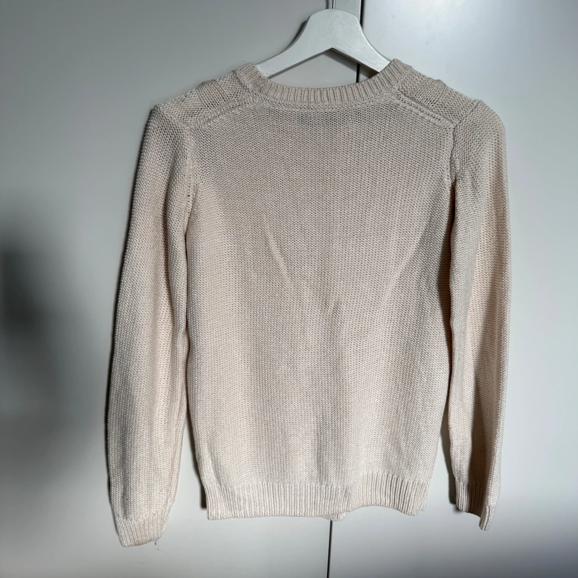 Beige stickad tröja från Morris Lady - 2