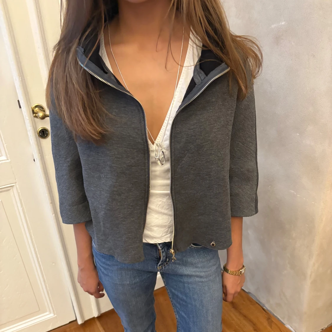  trekvartsärm jacka - 1