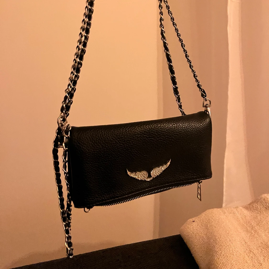 Zadig axelväska med kedjerem - 1
