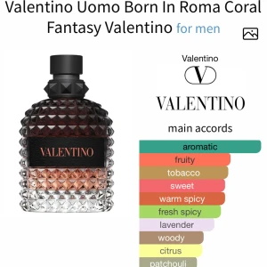 Parfymsplit valentino oumo bien in Roma coral fantasy 2ml - Säljer parfymsplittar från min egen parfymsamling.  Denna annons är för valentino oumo born in Roma coral fantasy 2ml. Observera att spliten inte kommer att ha parfymens logga utan endast en handskriven etikett. 
