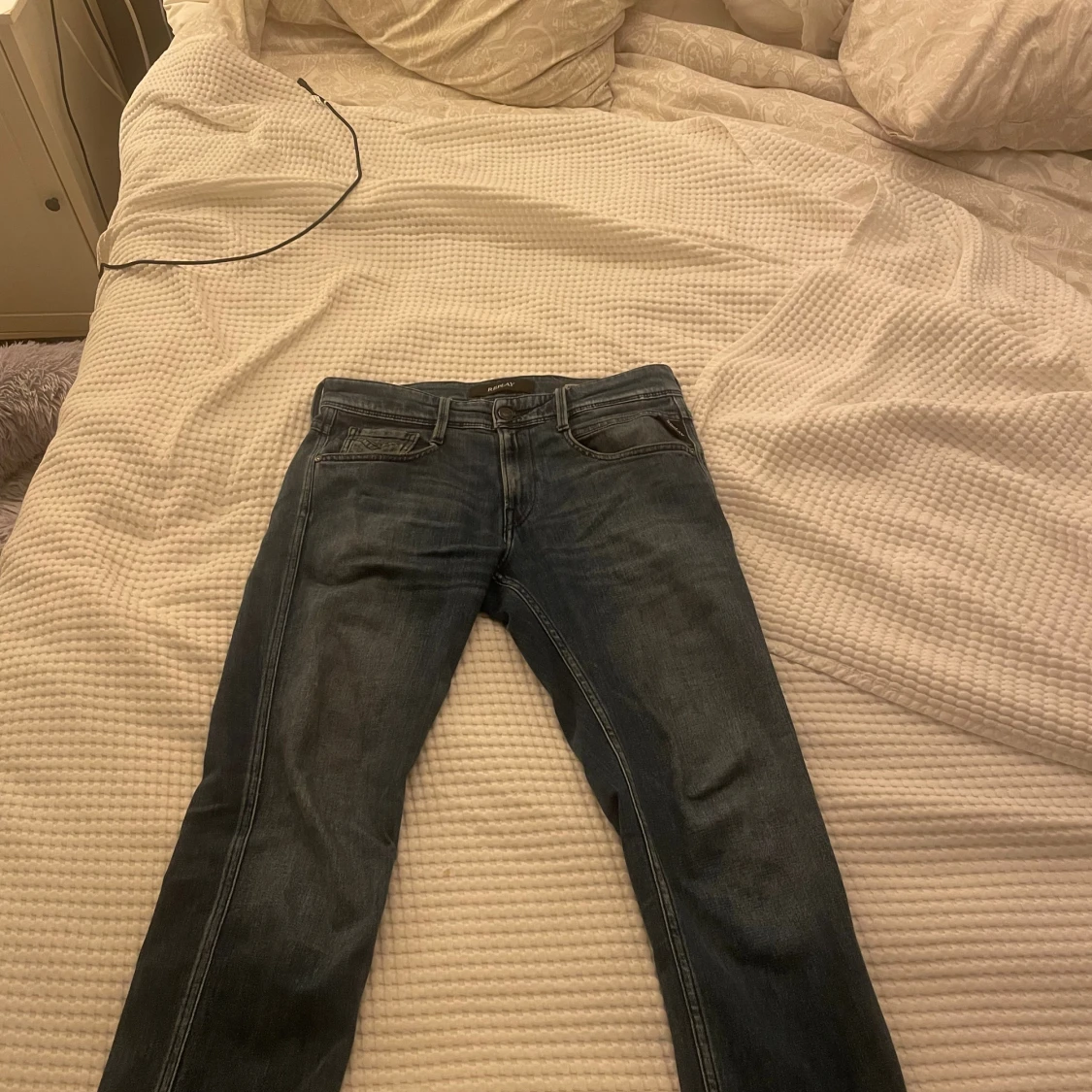 Blåa Replay Jeans - 1