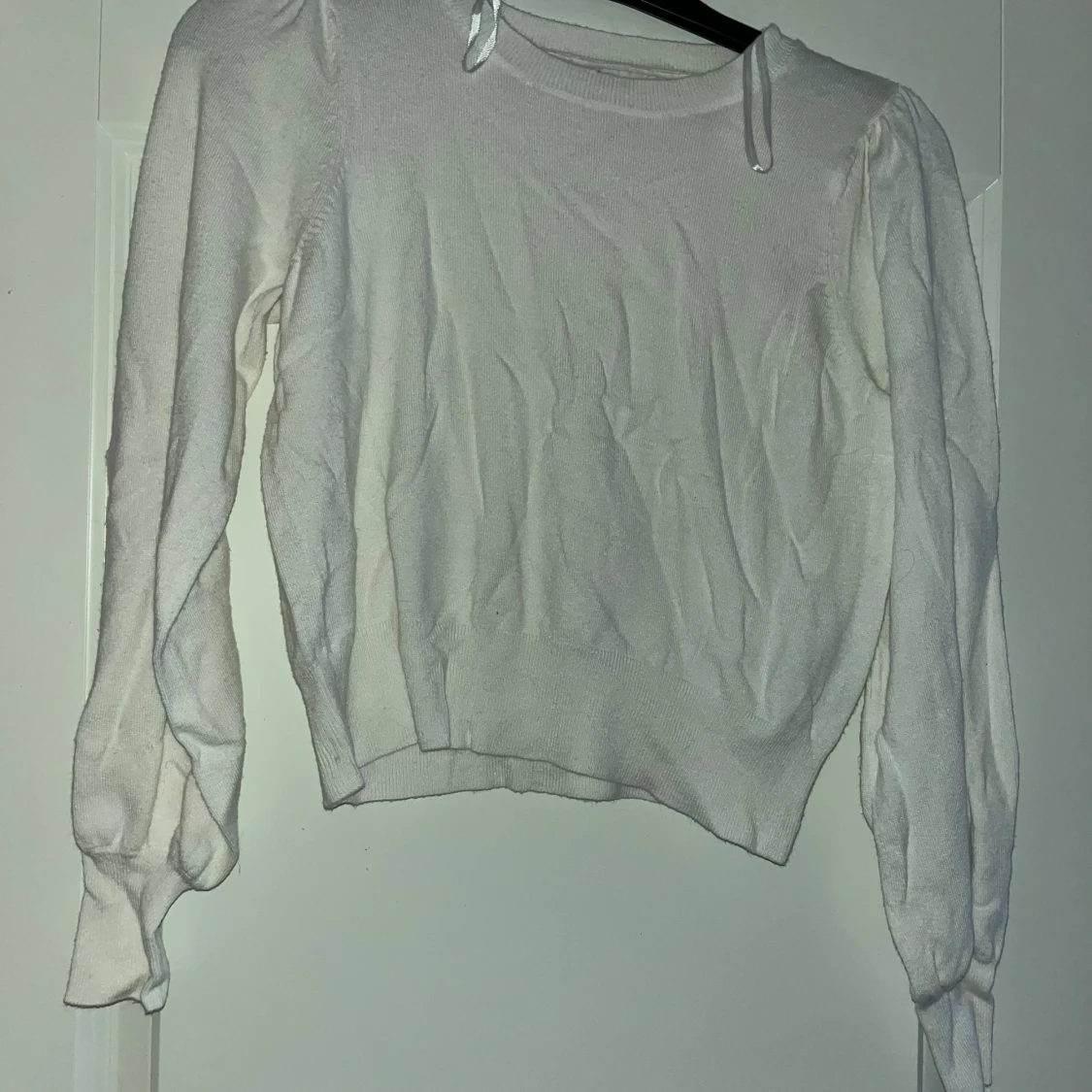 Vit stickad tröja från ONLY - 4