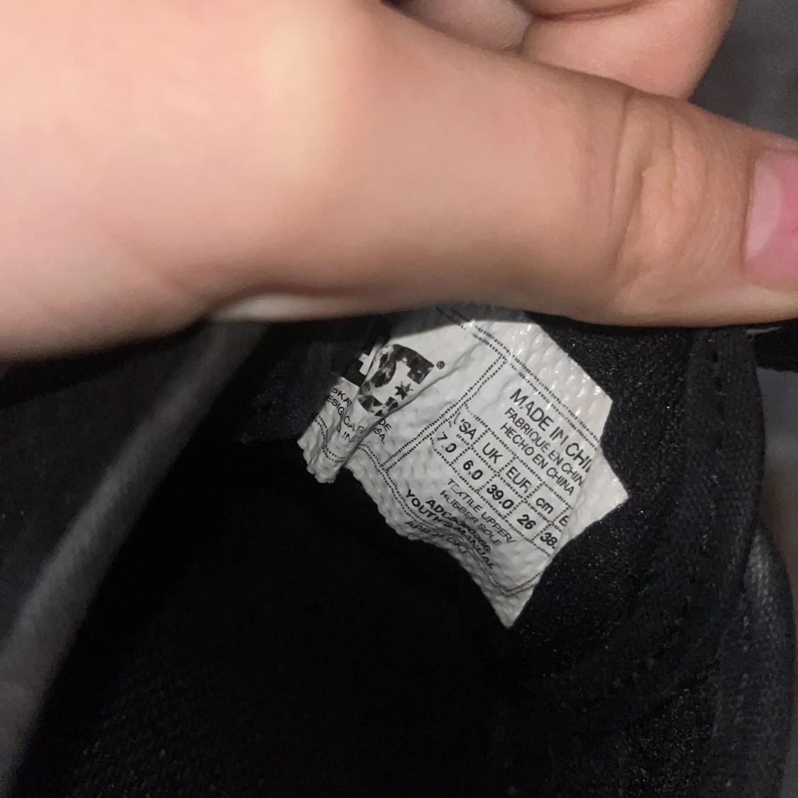 Svarta DC sneakers med vit sula - 3