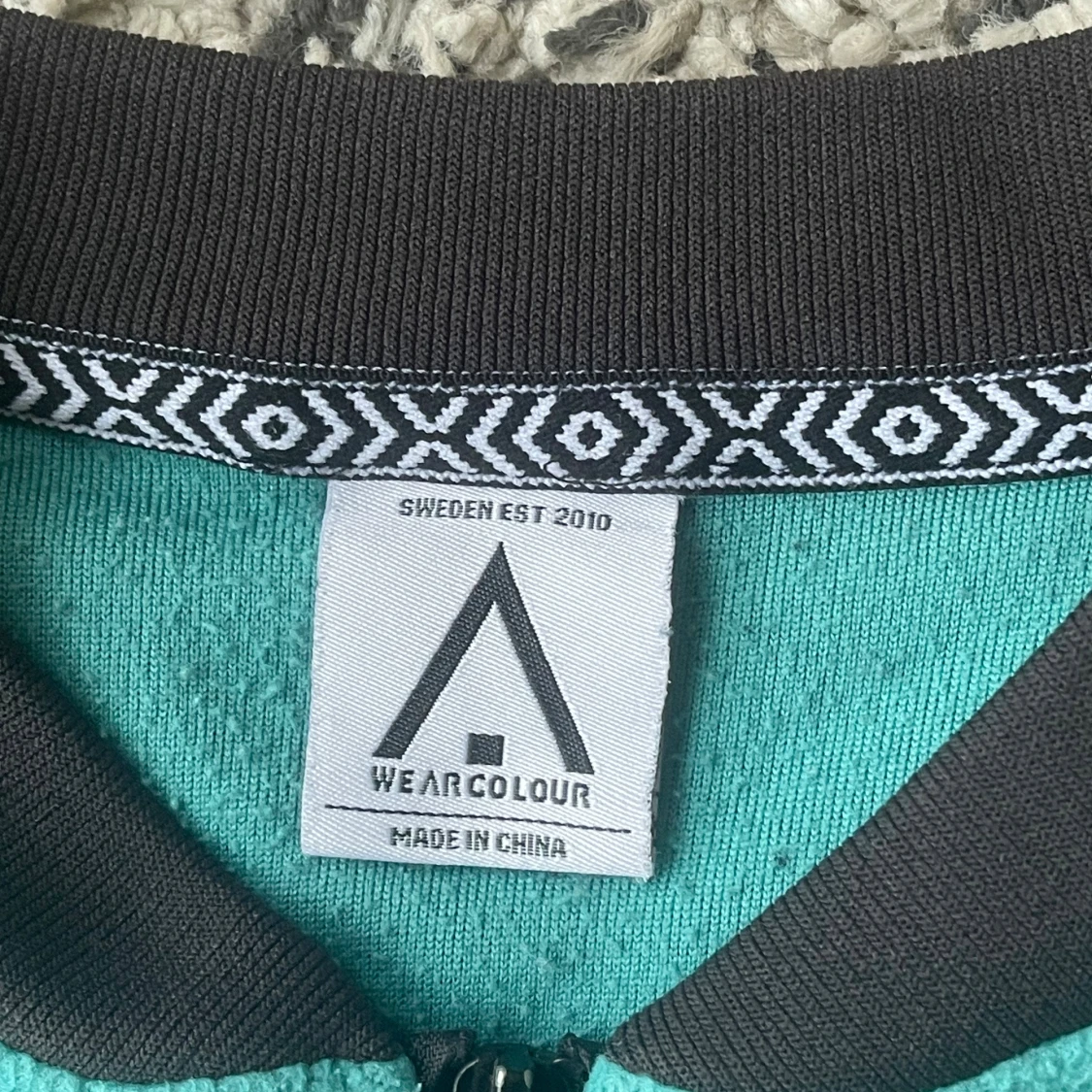 Turkos fleecejacka från Wear Colour - 3