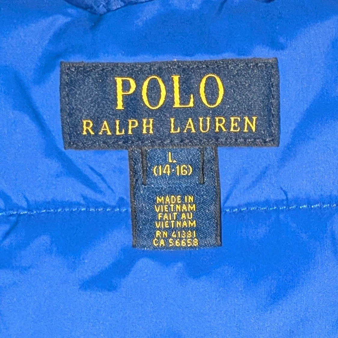 Blå Polo Ralph Lauren väst 14-16 stl - 3