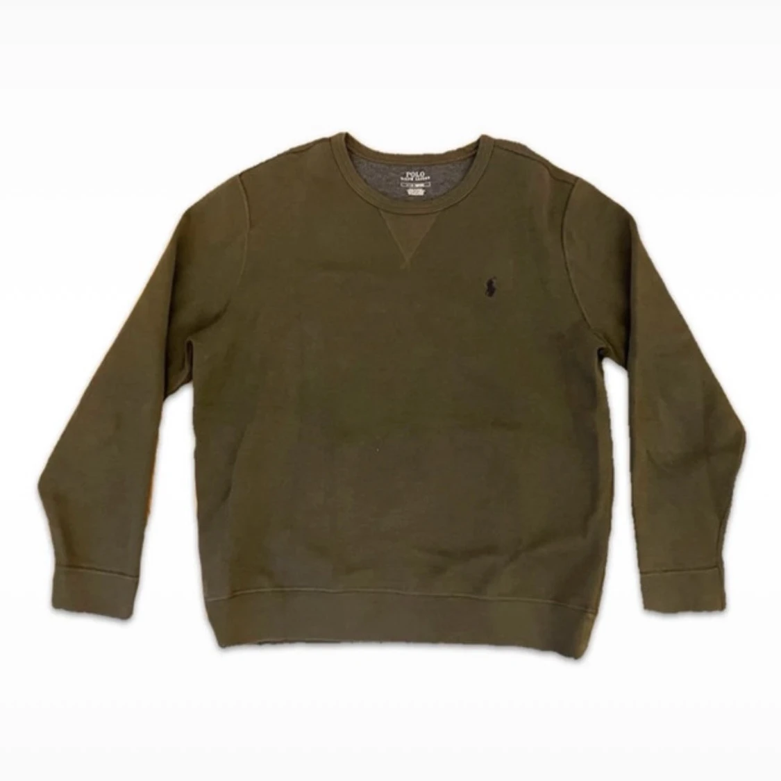 mörkgrön Ralph Lauren crewneck sweatshirt - 4