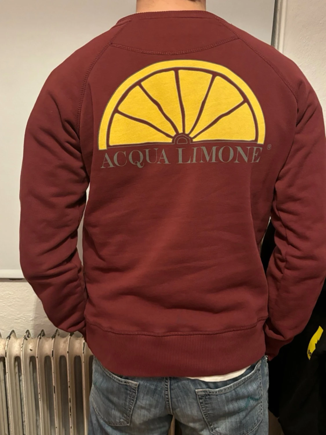 Vinröd sweatshirt Acqua Limone - 1