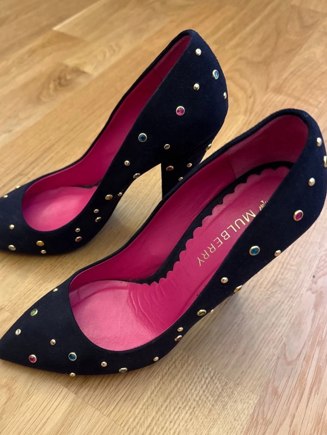 Mulberry Pumps, Navy, suede, 38  - 1