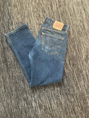 Levi’s 501 - Klassiska 501 som är i storleken 31, 34 men som har sytts up profionellt så att dem är 32 i längd. Dem har lite slitningar längst ner på benen som man kan se på bilderna men annars är dem i utmärkt skick. Var inte rädd för att skicka om du har någon fråga eller vill ha velen bilder!