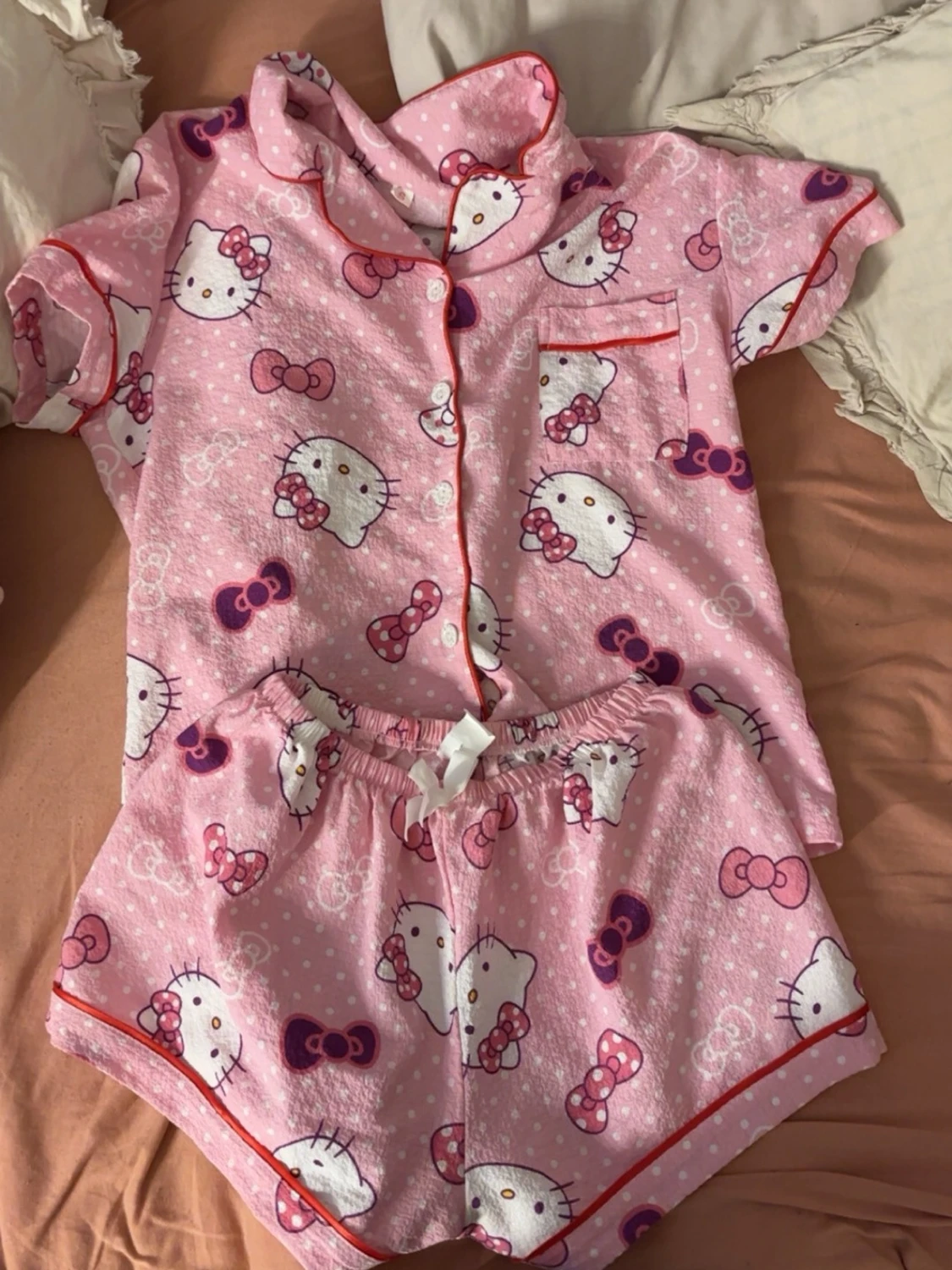 Hello Kitty rosa pyjamas-set - 1
