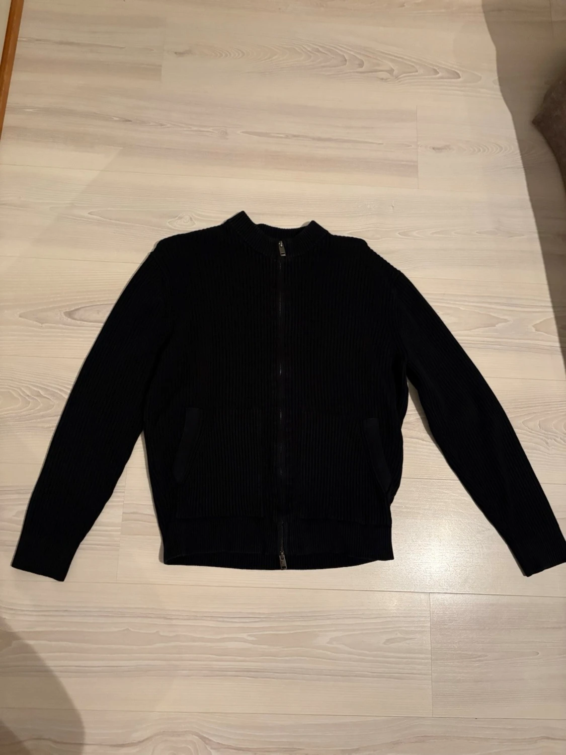 Massimo Dutti stickad zip-kofta