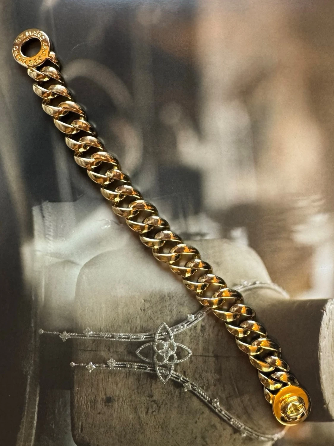  Marc Jacobs guldarmband  - 3