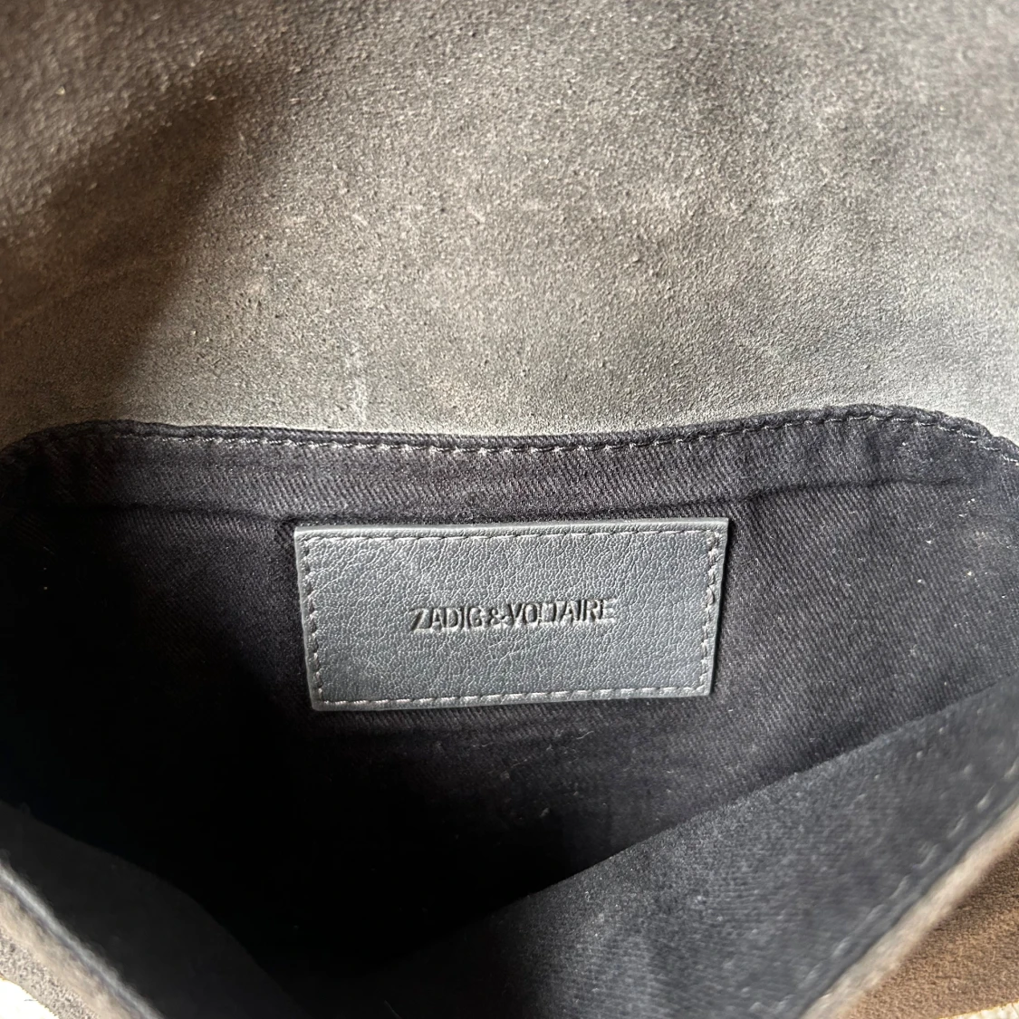 Grå mocka axelväska Zadig & Voltaire - 2