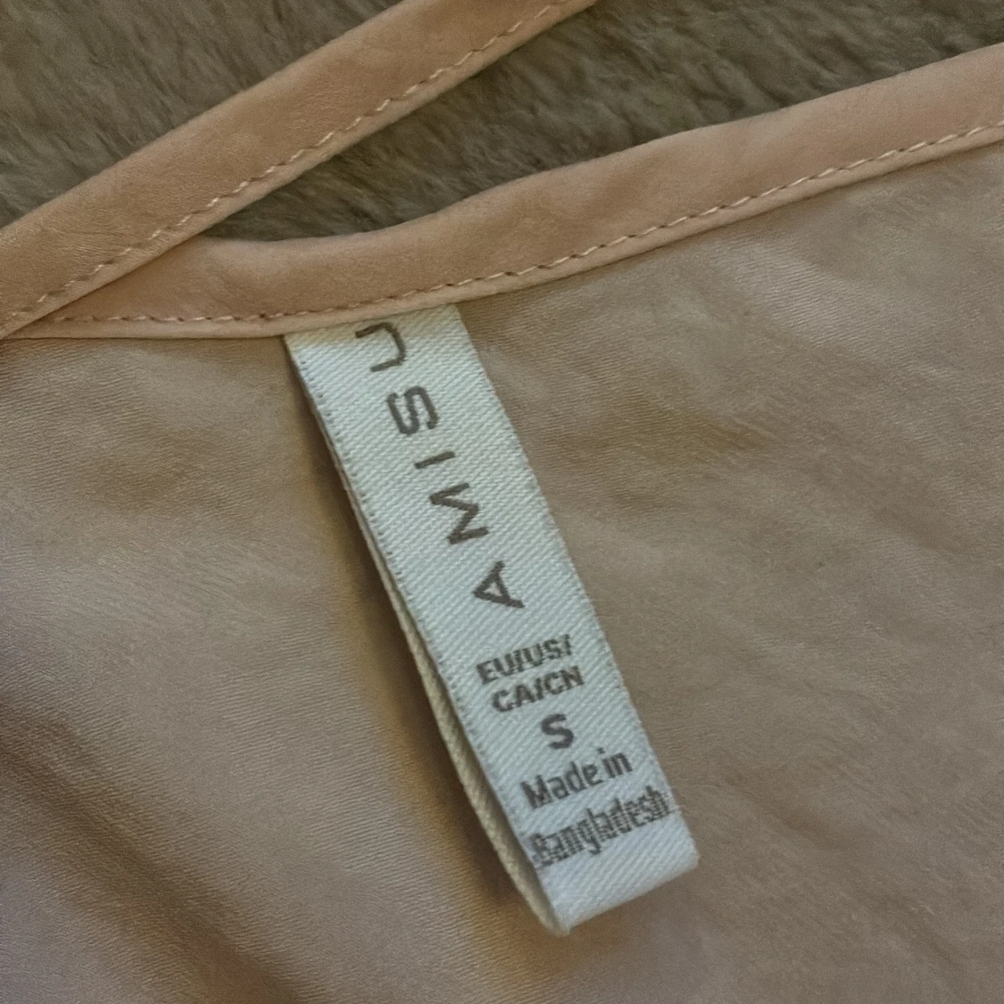 Beige linnetopp från Amisu - 1