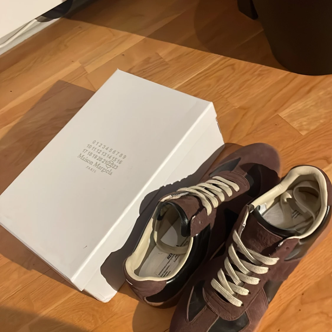 Maison Margiela sneakers brun/svart - 1